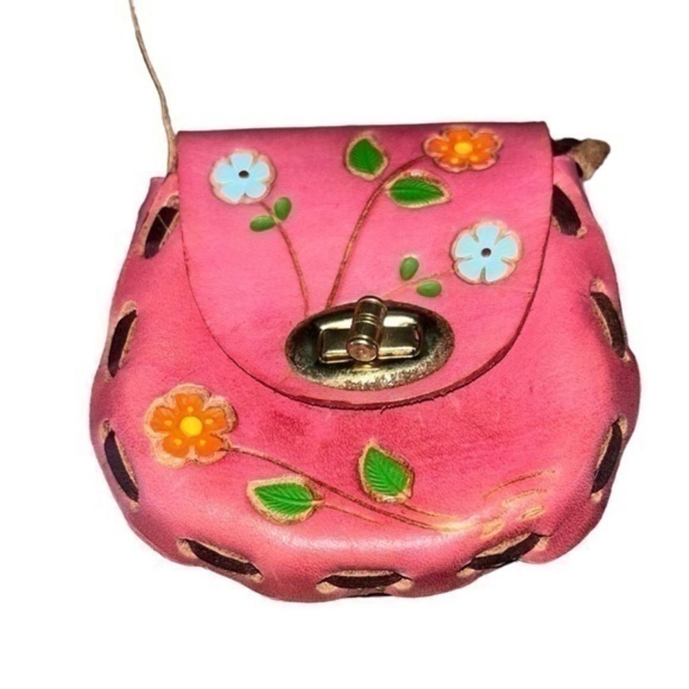 Mini Bag Pink Leather Coin Purse
Made In Mexico little girls